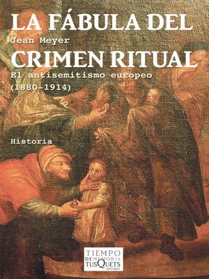 cover image of La fábula del crimen ritual